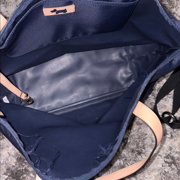 RADLEY LONDON Navy Tote with Beige Straps - Picture 7 of 7